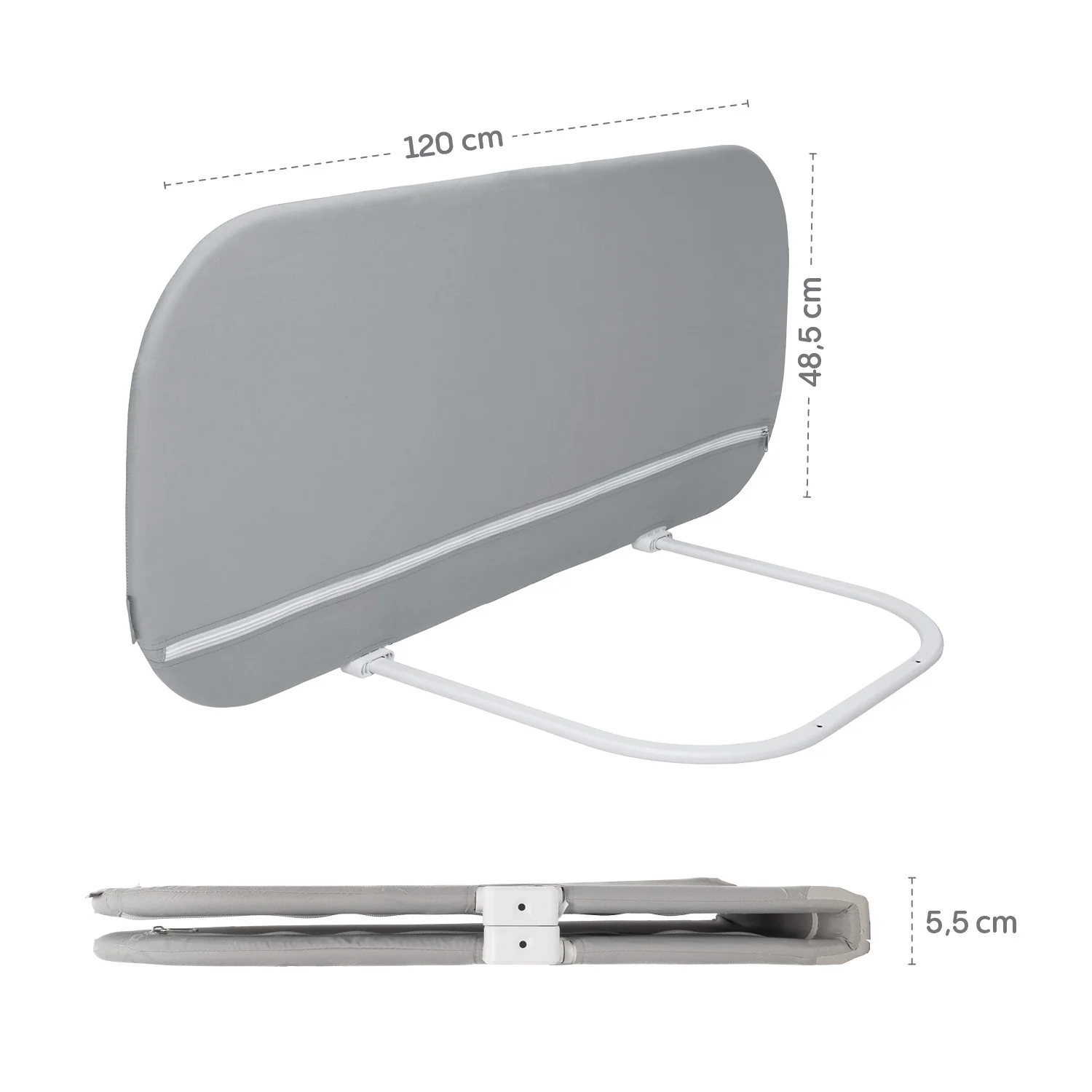 Zopa Zábrana na postel Monna Compact, Grey