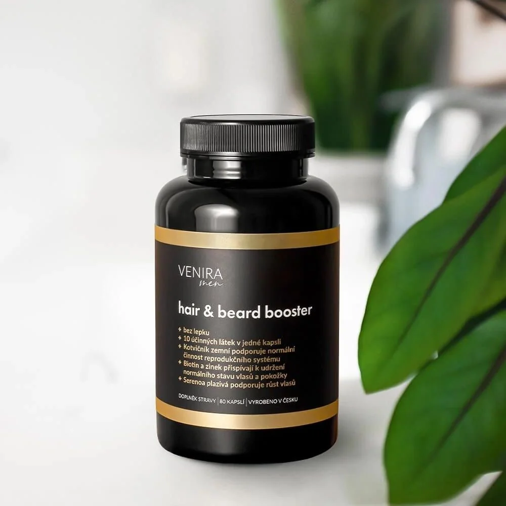 Venira Men Hair&beard booster 80 kapslí