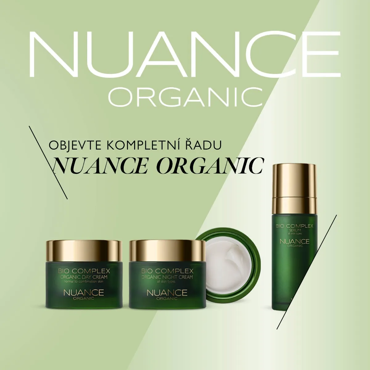 Nuance Organic Hydrogel Eye Mask oční maska 2 ks