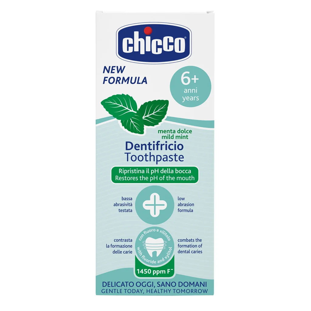 Chicco Zubní pasta od 6 let 50 ml jemná máta
