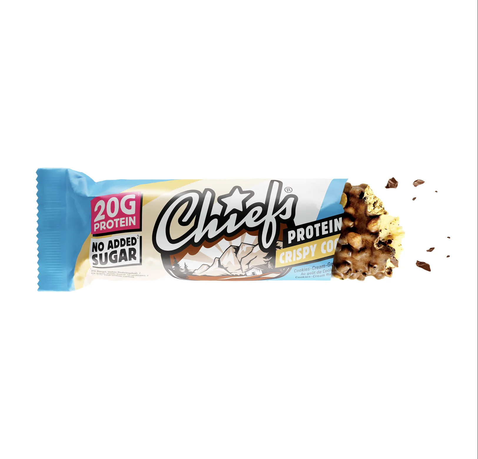 Chiefs Crispy Cookie proteinová tyčinka 55 g