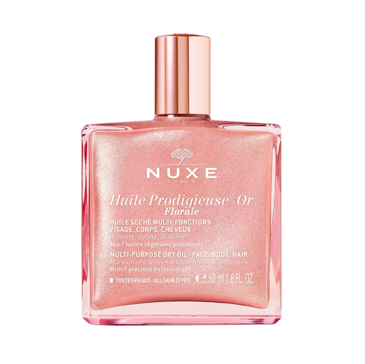 Nuxe Huile Prodigieuse Or Florale Multifunkční třpytivý suchý olej s vůní květin 50 ml