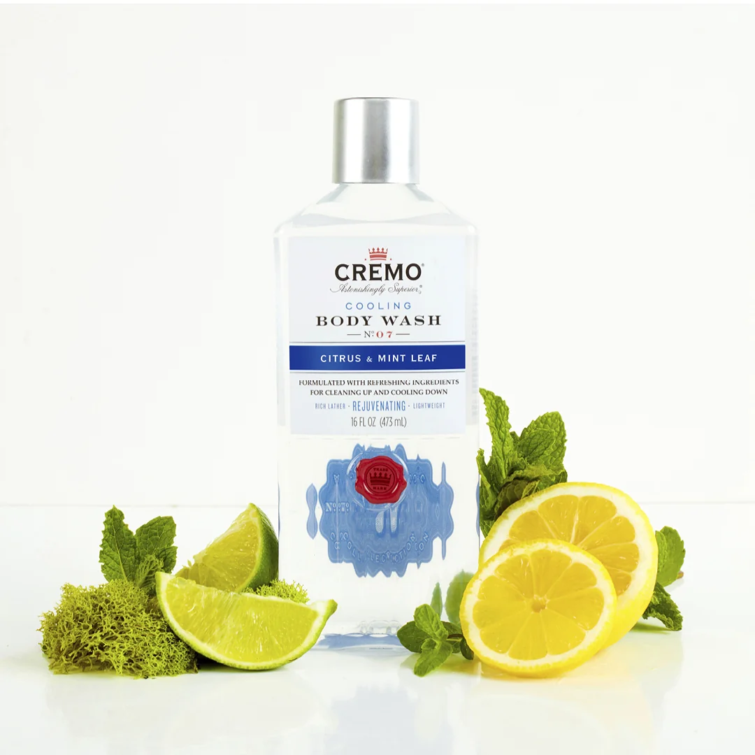 Cremo Citrus & Mint Leaf sprchový gel pro muže 473 ml