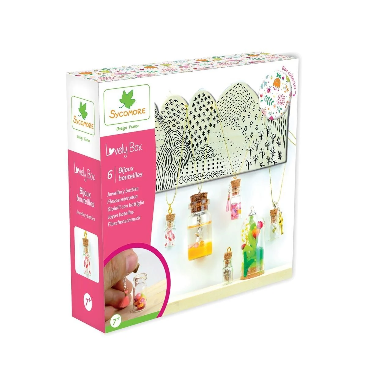 Sycomore Lovely box - šperky z mini lahviček