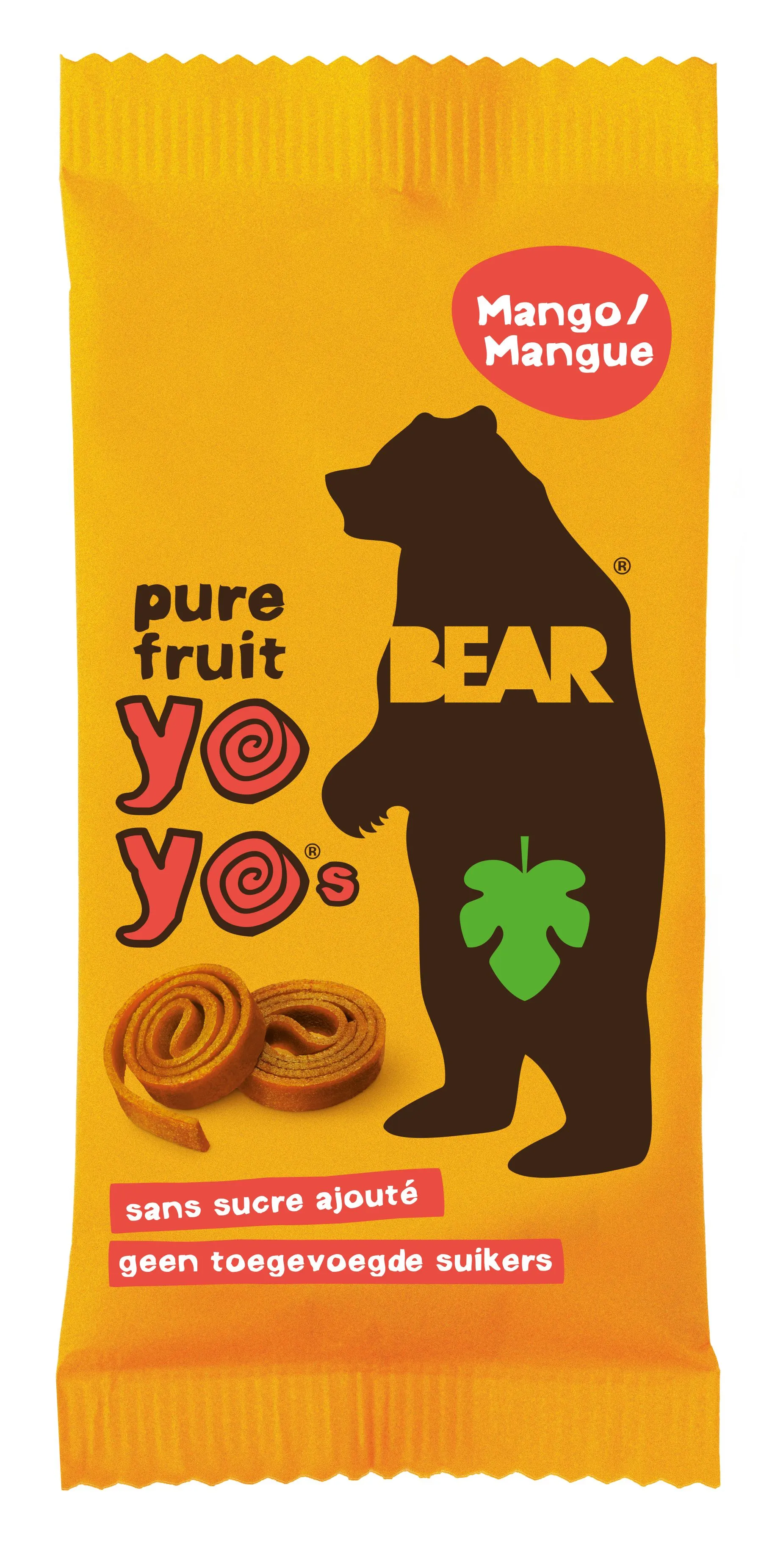 BEAR Yo Yo mango pečené ovocné plátky 20 g