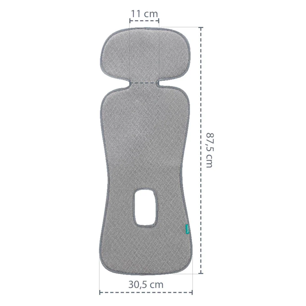 Zopa Prodyšná podložka do autosedačky Breeze sk. 1, Ice Grey 3