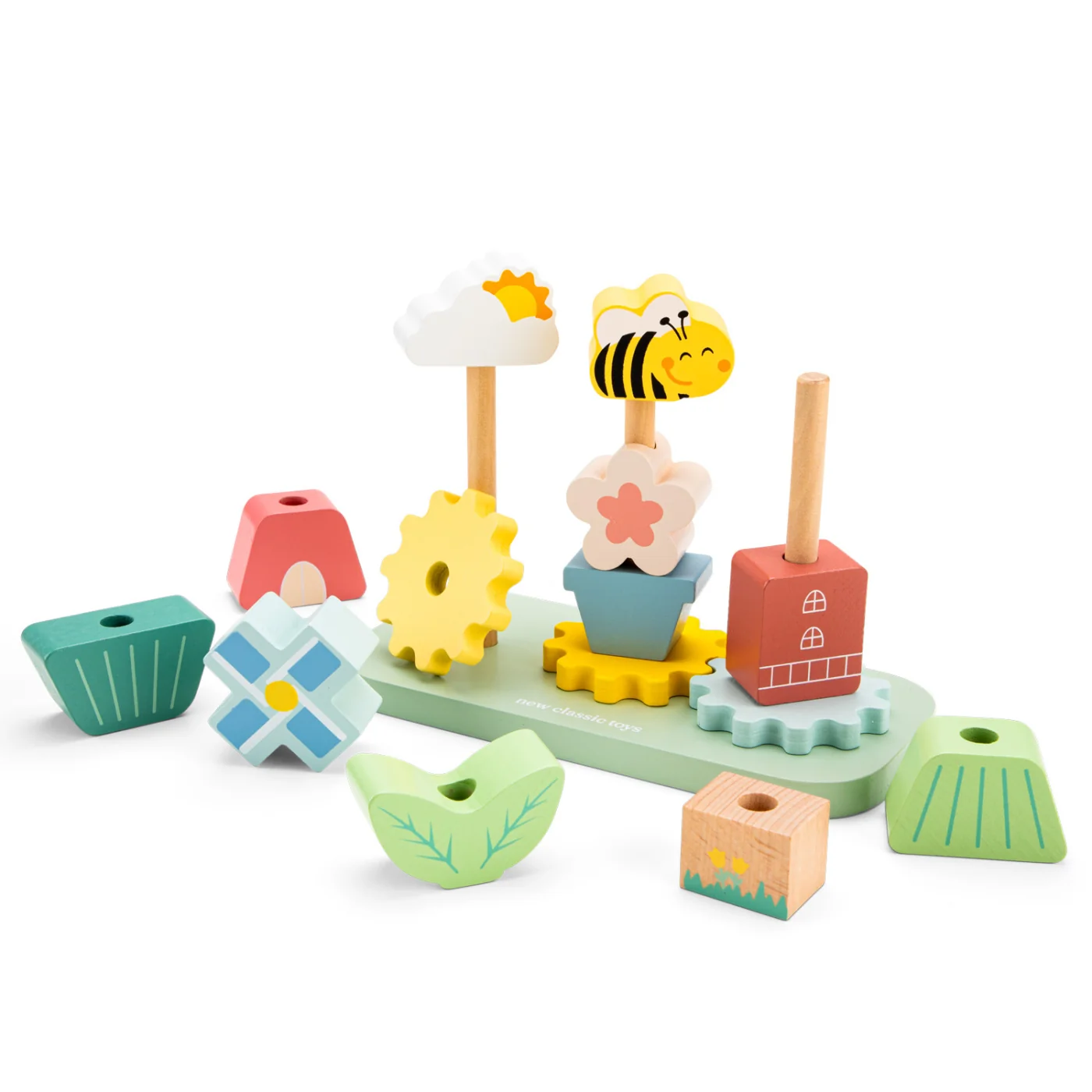 New Classic Toys Stohovací hračka - mlýnská zahrádka