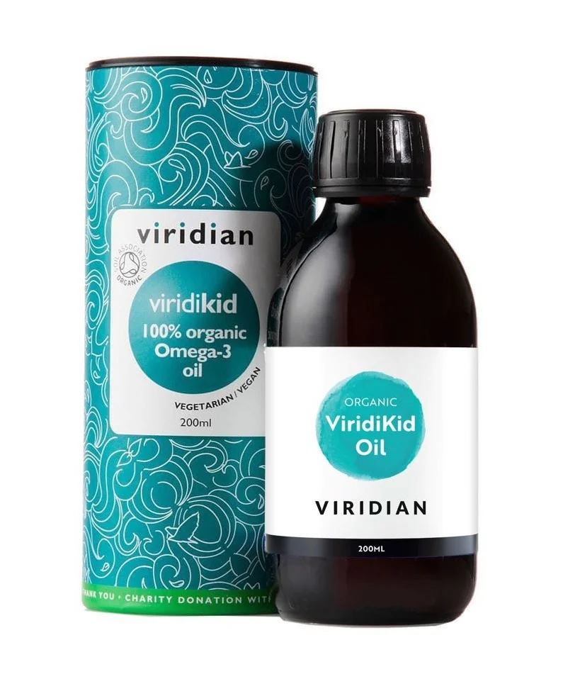 Viridian Viridikid Omega 3 Oil Organic 200 ml