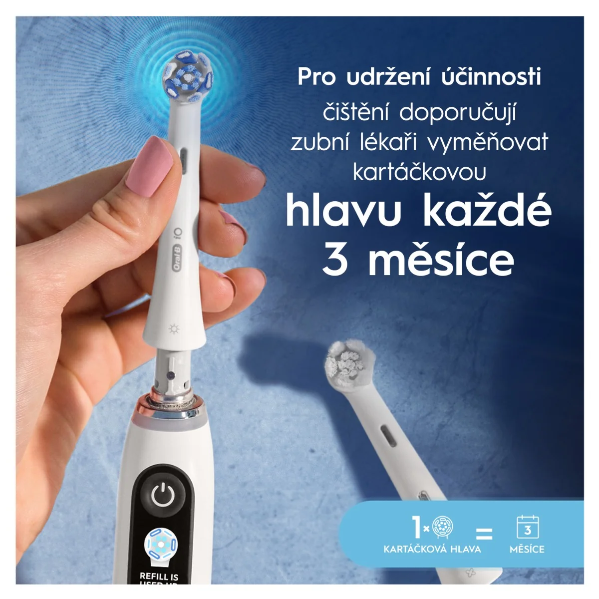 Oral-B iO Series Ultimate Clean kartáčkové hlavy 6 ks bílé