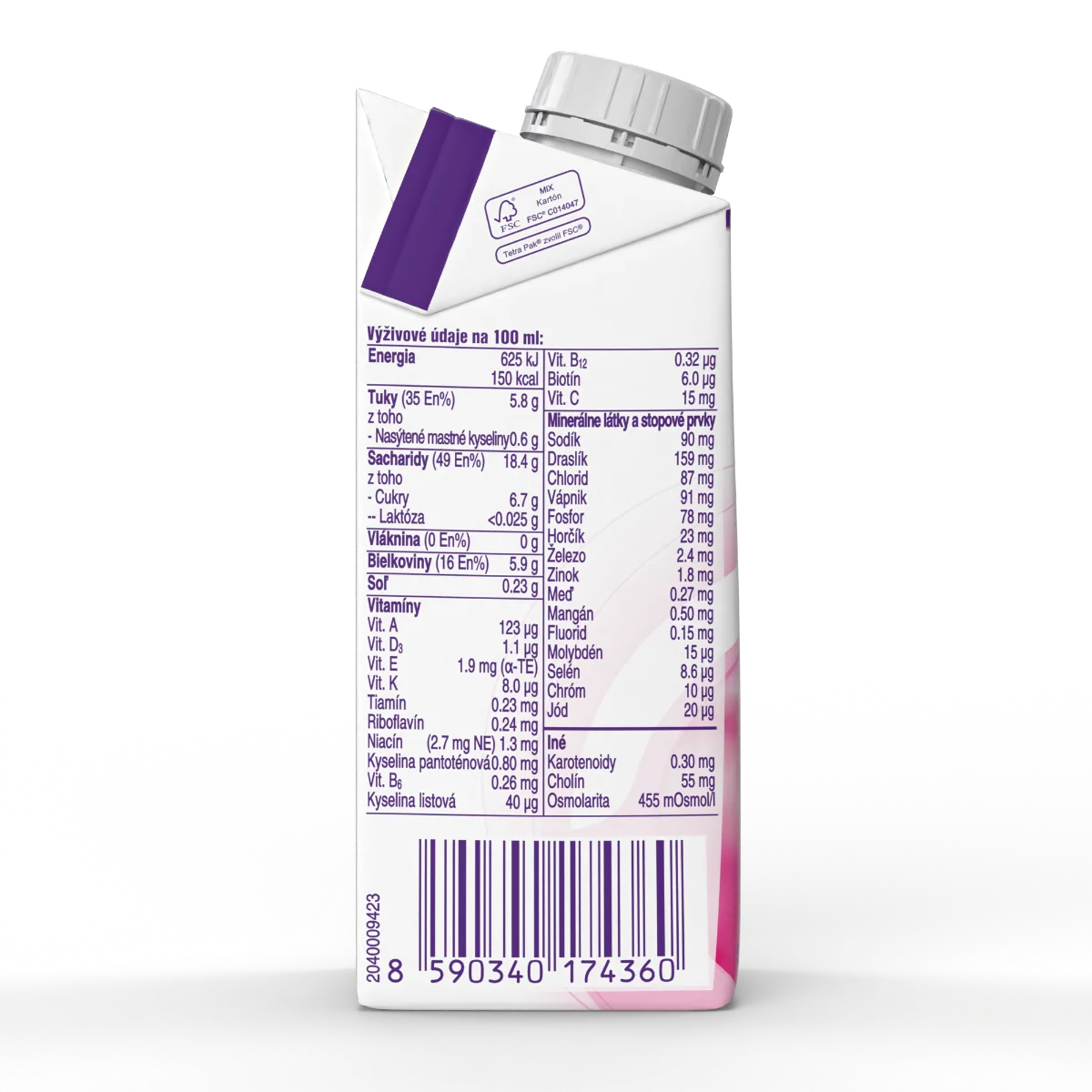 Nutridrink s příchutí jahodovou 200 ml