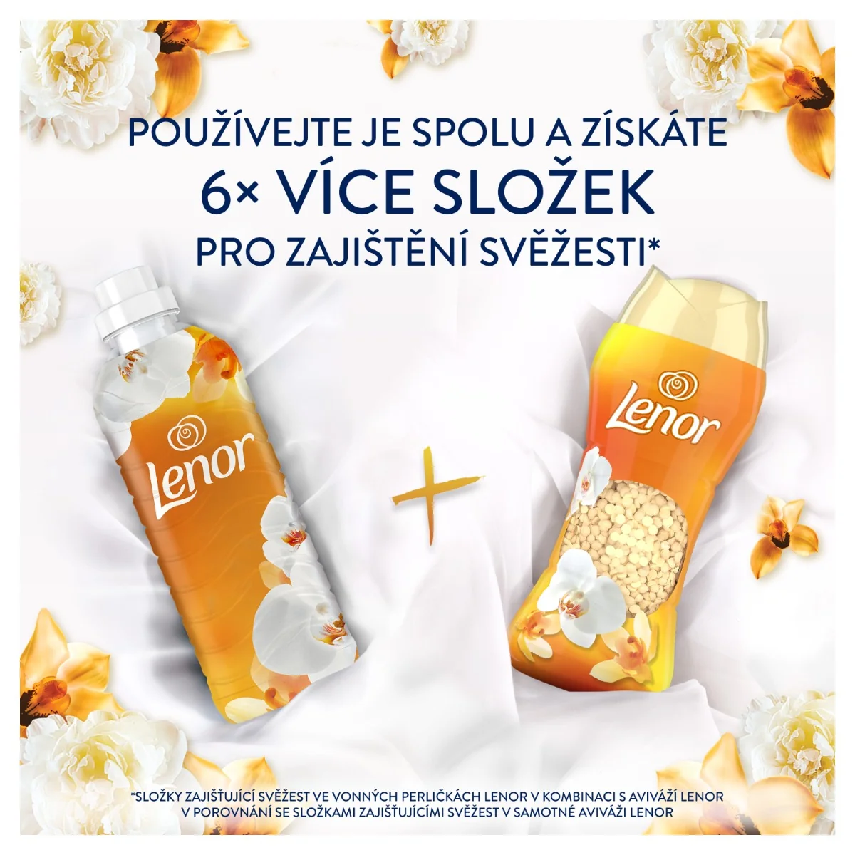 Lenor Vonné perličky Gold Orchid & Vanilla 195 g