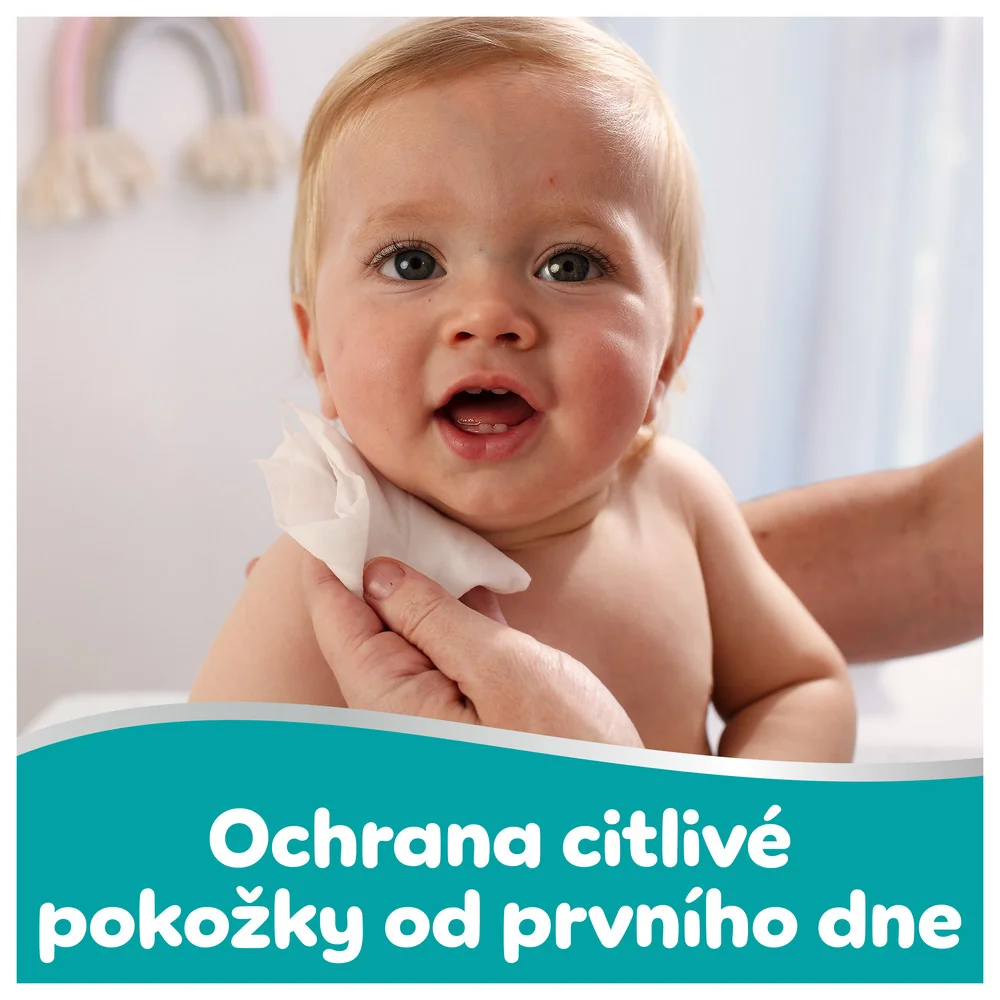 Pampers 99 % Water dětské čisticí ubrousky 18x60 ks