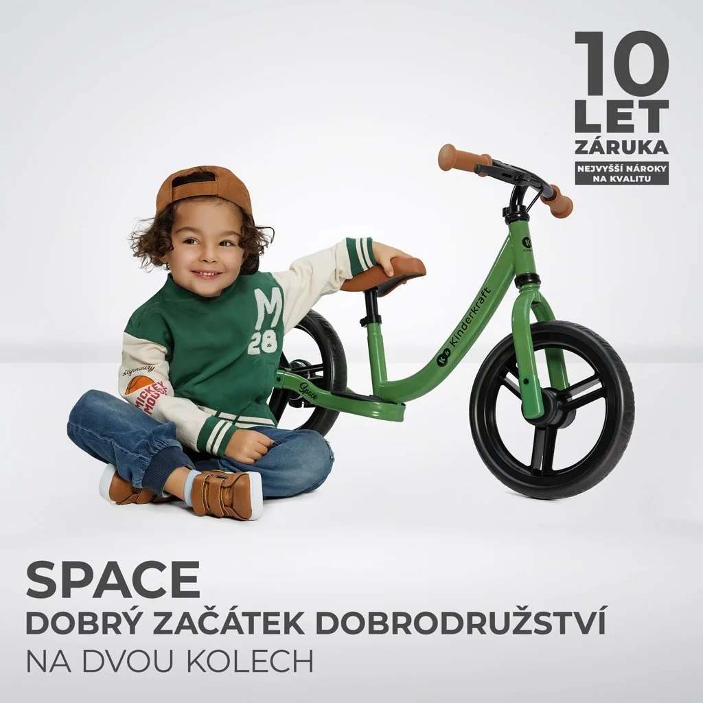 Kinderkraft Odrážedlo Space Deep Light green