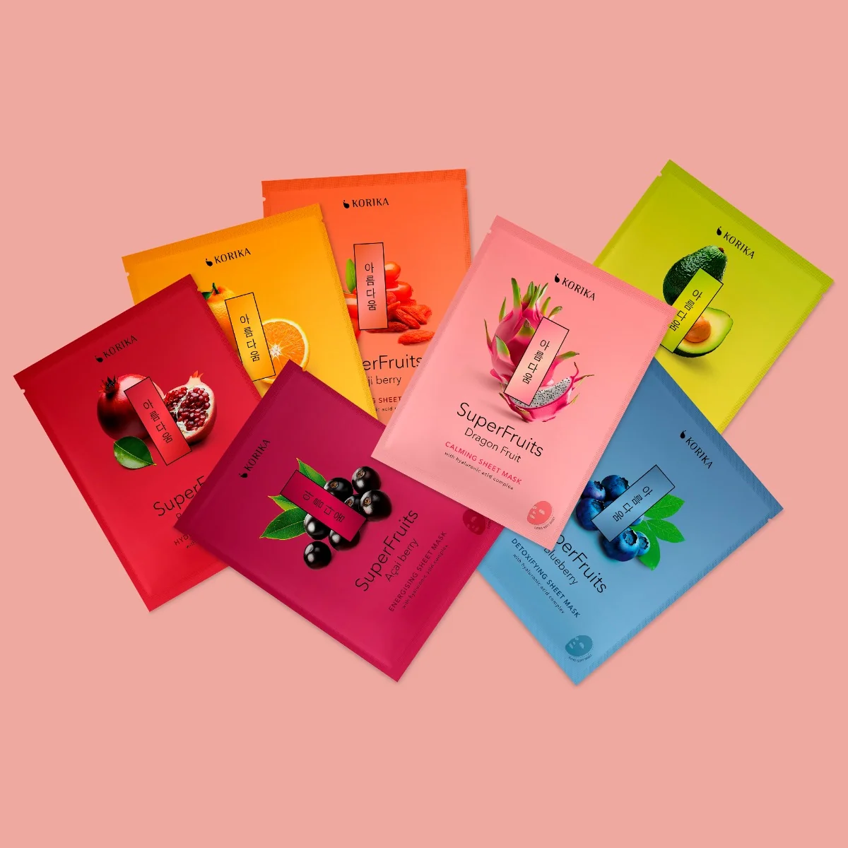 KORIKA SuperFruits Dračí ovoce zklidňující sheet maska 25 g