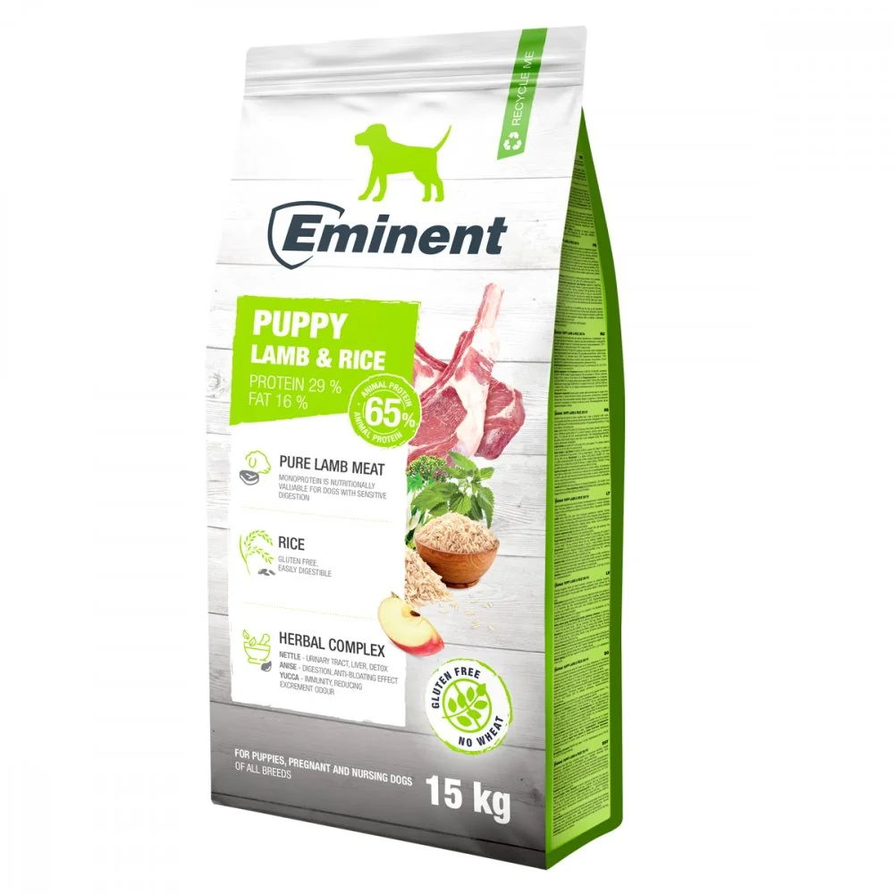 Eminent Puppy Lamb and Rice 15 kg