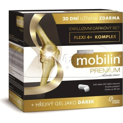 Mobilin PREMIUM tbl.240 + hřejivý gel jako dárek 40ml