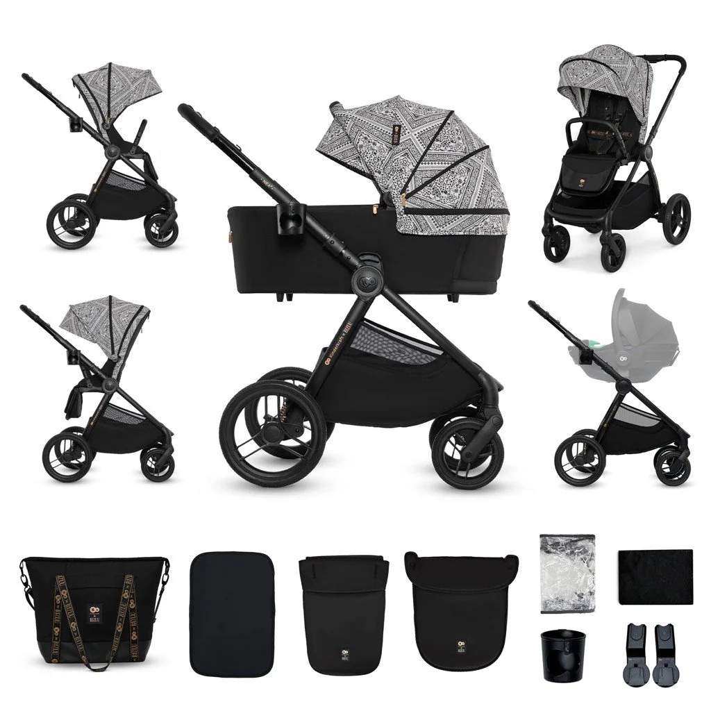 Kinderkraft Kočárek kombinovaný Nea 2 2v1 Lunar Black Bizuu