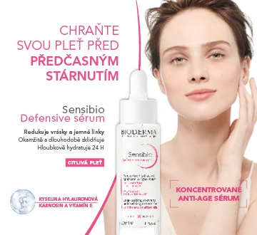 BIODERMA Sensibio Defensive sérum. Chraňte svou pleť před předčasným stárnutím. Redukuje vrásky a jemné linky. Okamžitě zklidňuje. Hloubkově hydratuje. BIODERMA Sensibio Defensive sérum. Chraňte svou pleť před předčasným stárnutím. Redukuje vrásky a jemné linky. Okamžitě zklidňuje. Hloubkově hydratuje.