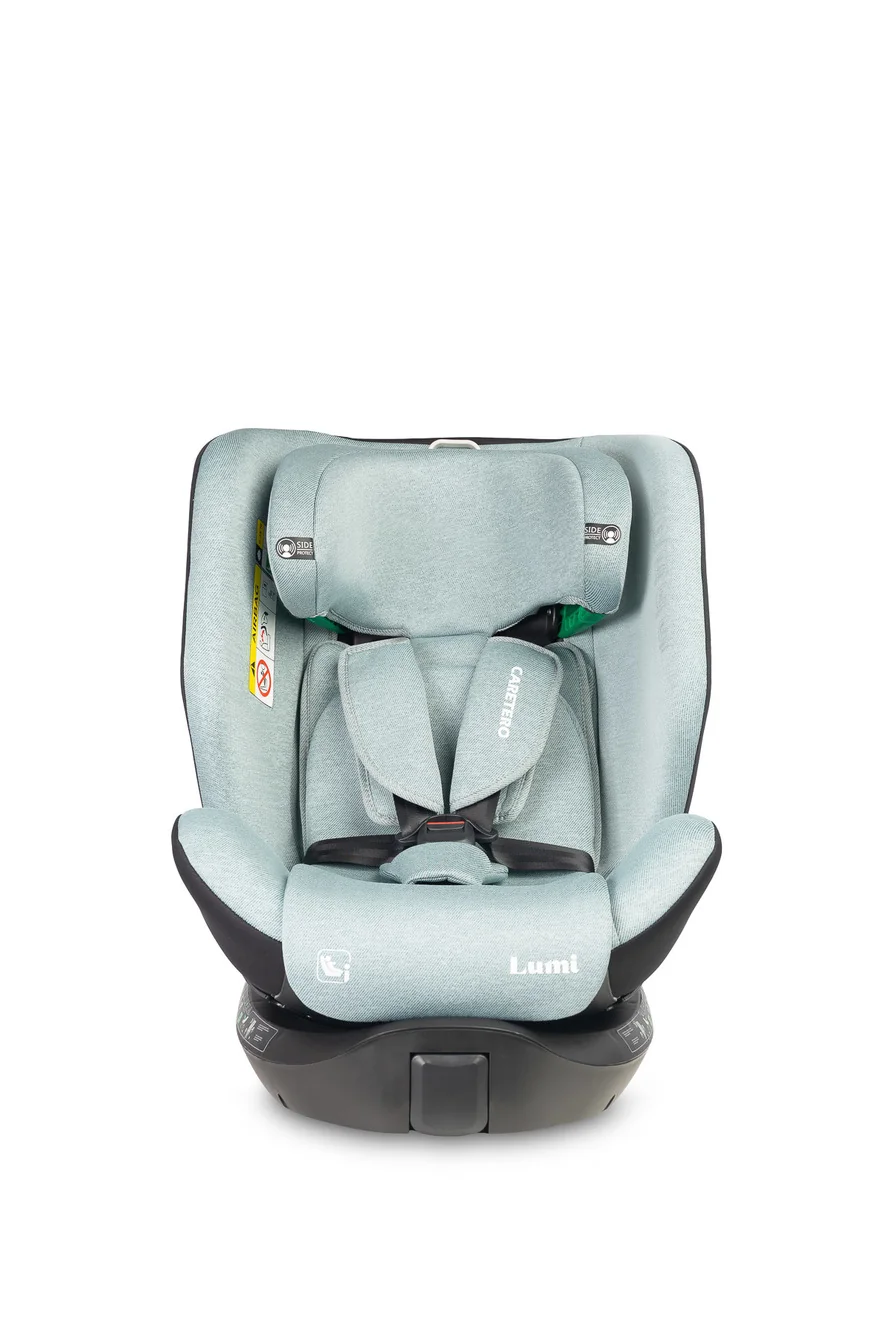 Caretero Autosedačka Lumi i-Size 40–150 cm, Isofix, 360°, růstová, zelená