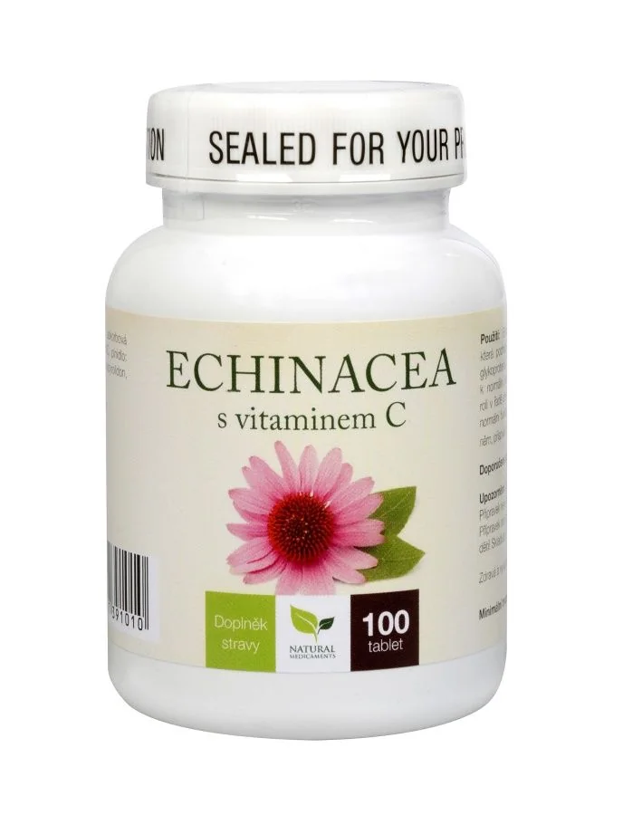 Natural Medicaments Echinacea s vitamínem C 100 tablet