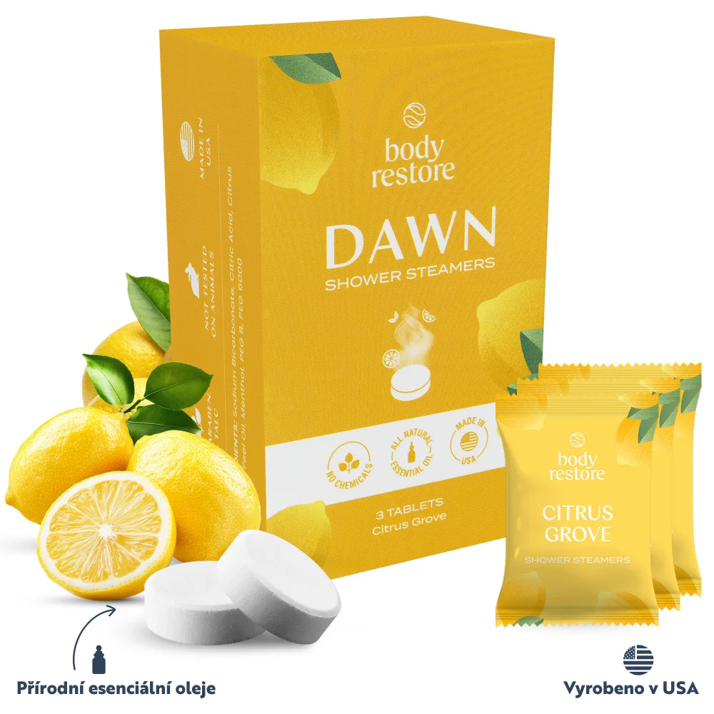 Body Restore Aromatické tablety do sprchy citrus 3 ks
