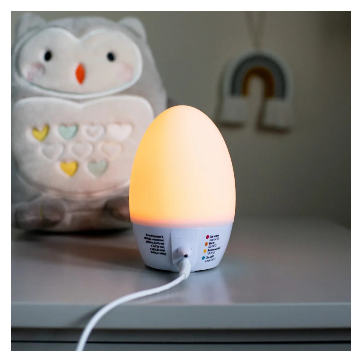 Tommee Tippee Gro Egg2 teploměr a noční světlo
