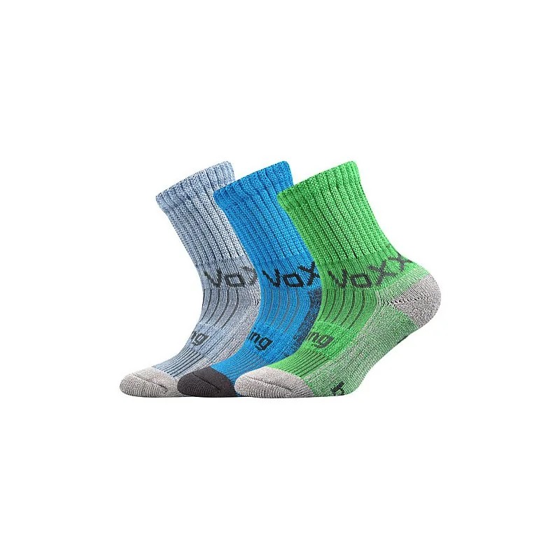 VoXX 3PACK dětské ponožky vícebarevné (Bomberik-mix-uni) 35/38
