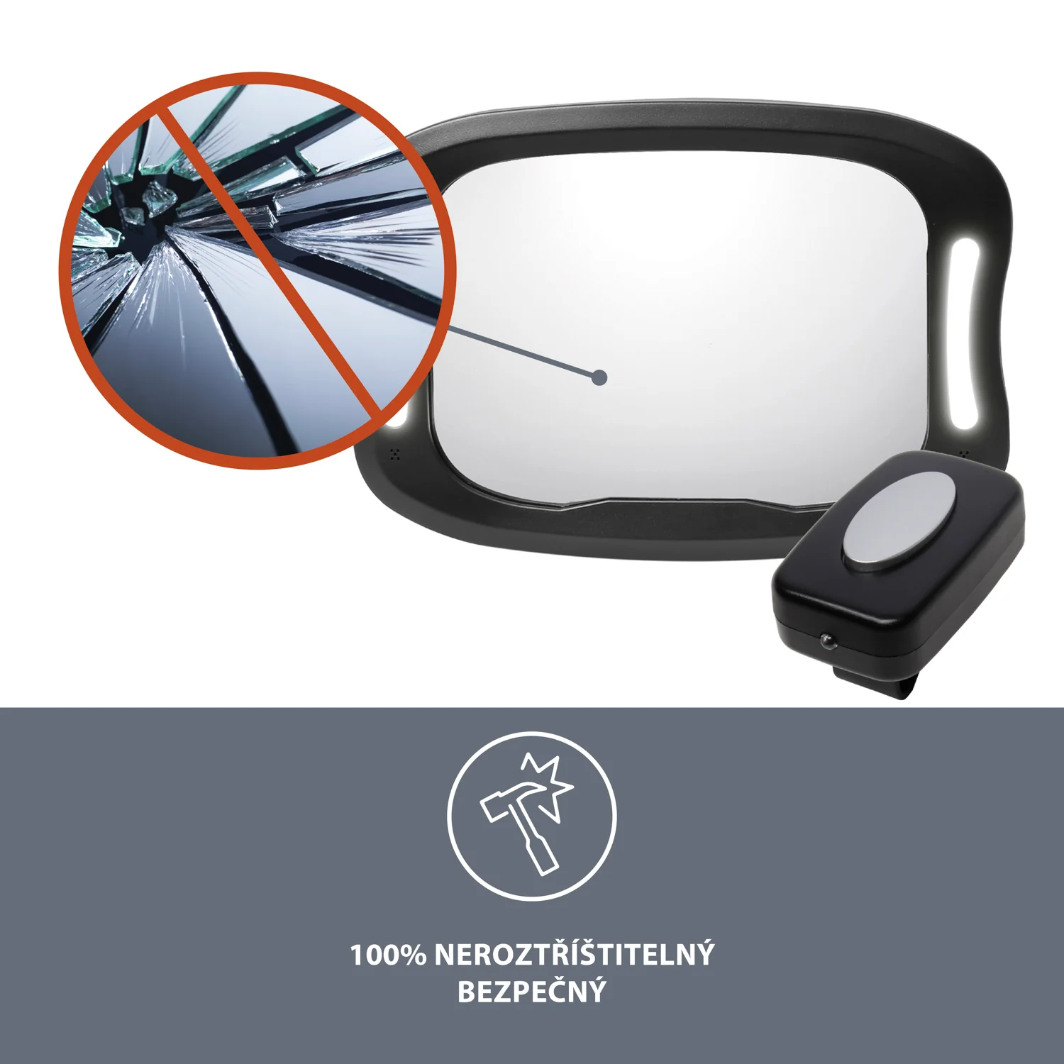 Zopa Zrcátko s LED osvětlením