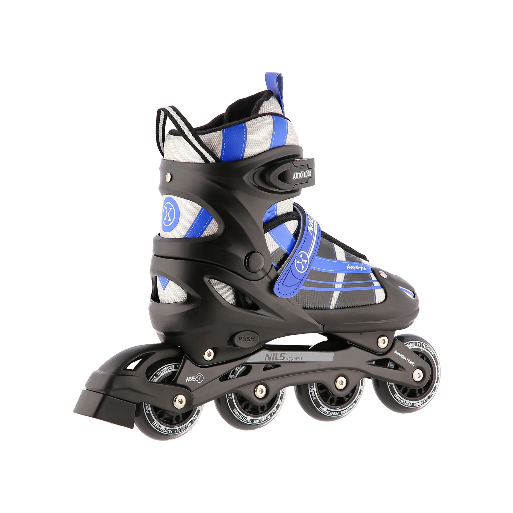 Nils Extreme Brusle NH18366A 2v1 černo-modré Velikost: M(35-38)