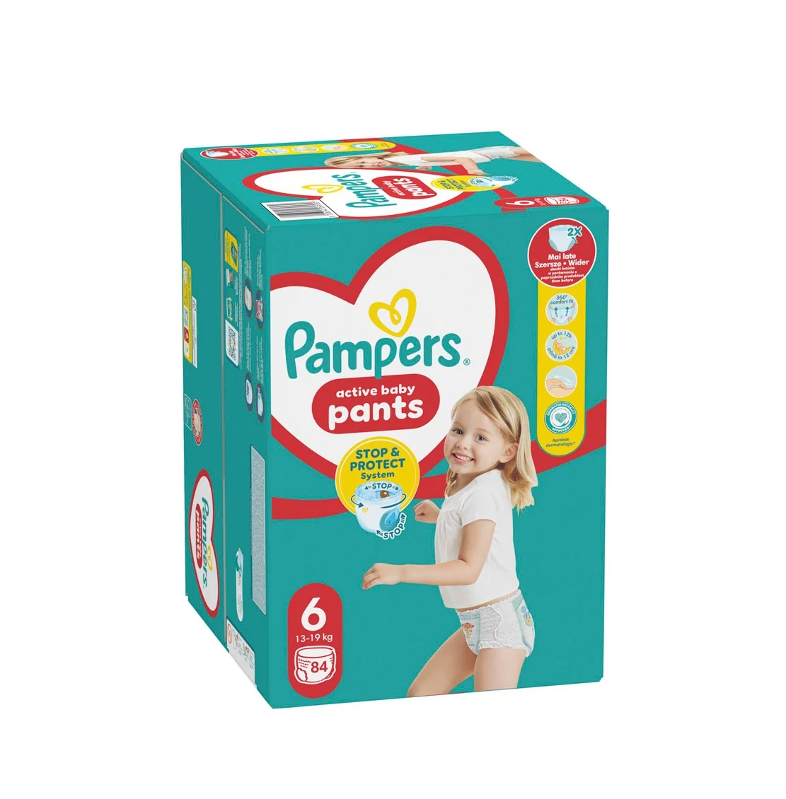 Pampers Pants vel. 6 Mega Pack 13-19 kg plenkové kalhotky 84 ks