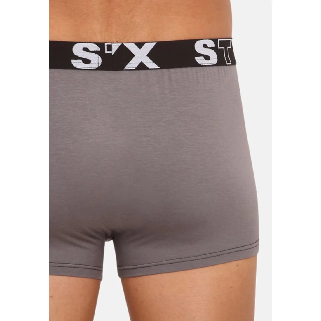 Styx Pánské boxerky sportovní guma tmavě šedé (G1063) XXL