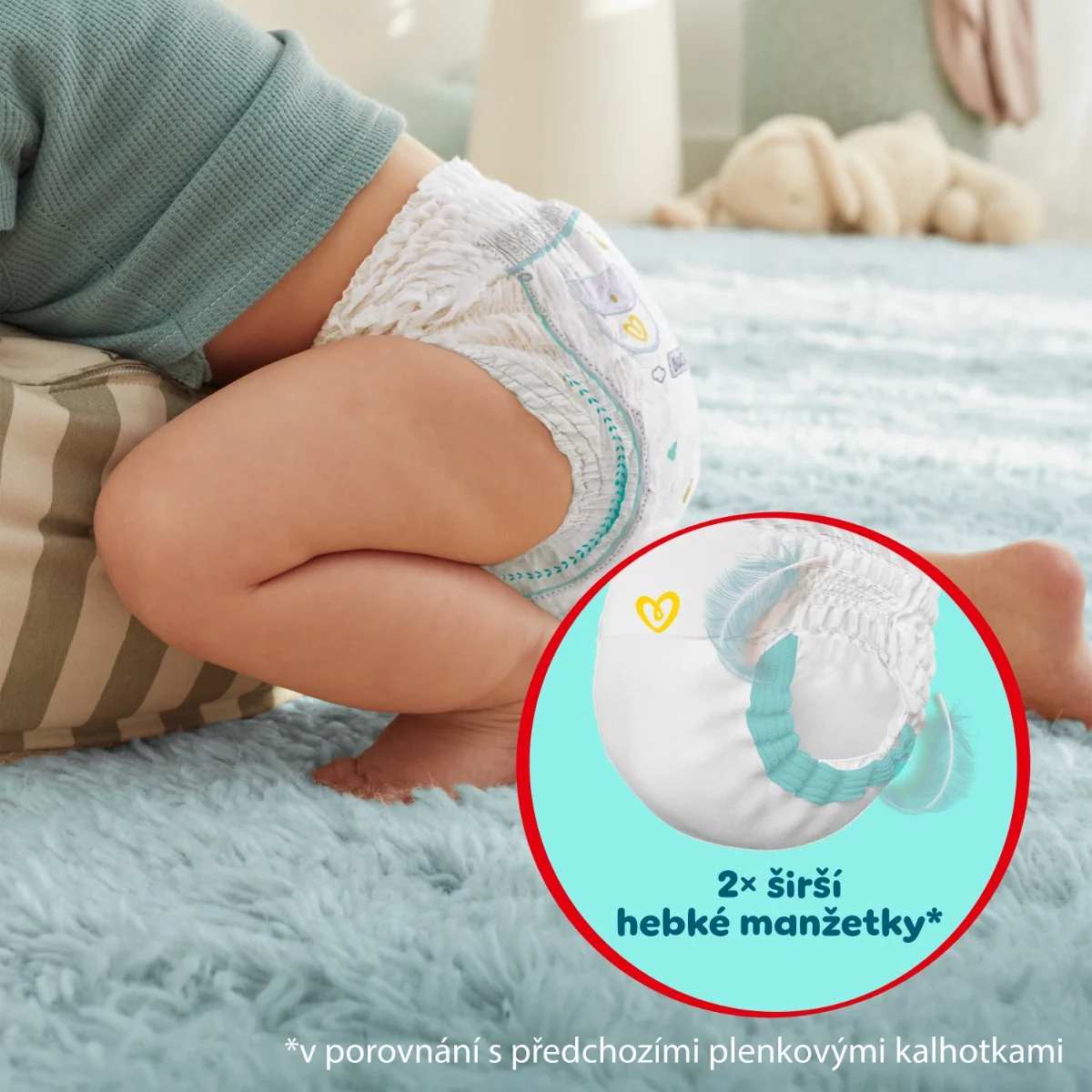 Pampers Premium Care Pants vel. 5 11-17 kg dětské plenkové kalhotky 102 ks