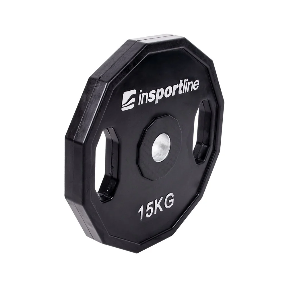 inSPORTline Pogumovaný kotouč  Ruberton 15 kg 30 mm 