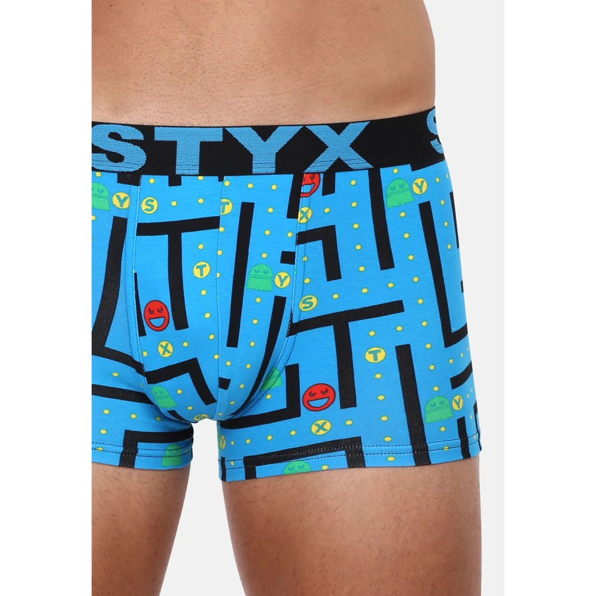 Styx Pánské boxerky art sportovní guma nadrozměr hra (R1259) 4XL
