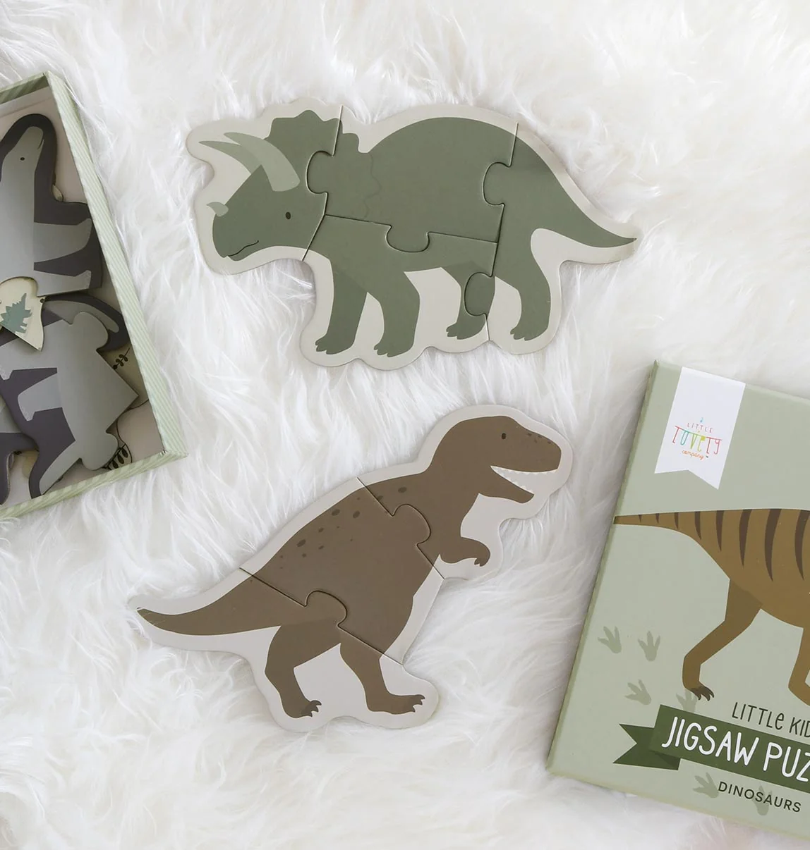 A Little Lovely Company puzzle s dinosaury