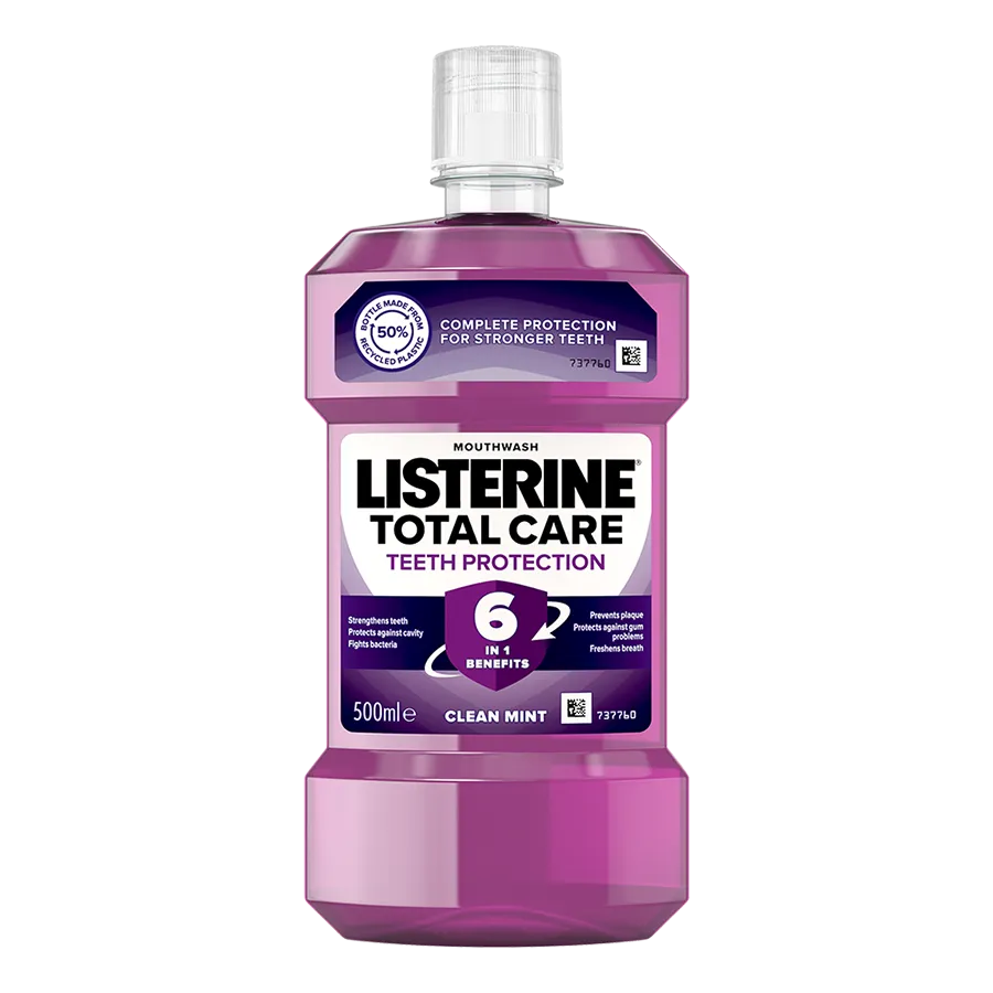 Listerine Total Care Teeth Protection ústní voda 500 ml