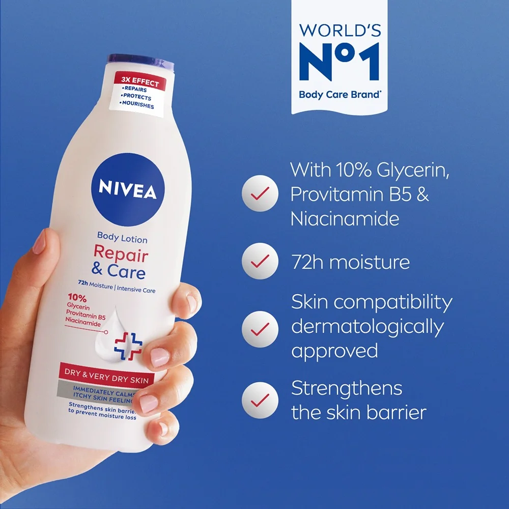 Nivea Repair&Care tělové mléko 400 ml