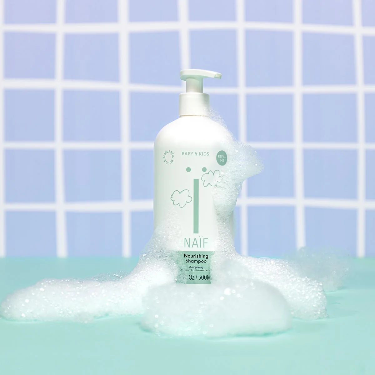 NAIF Výživný šampon pro děti a miminka 500 ml