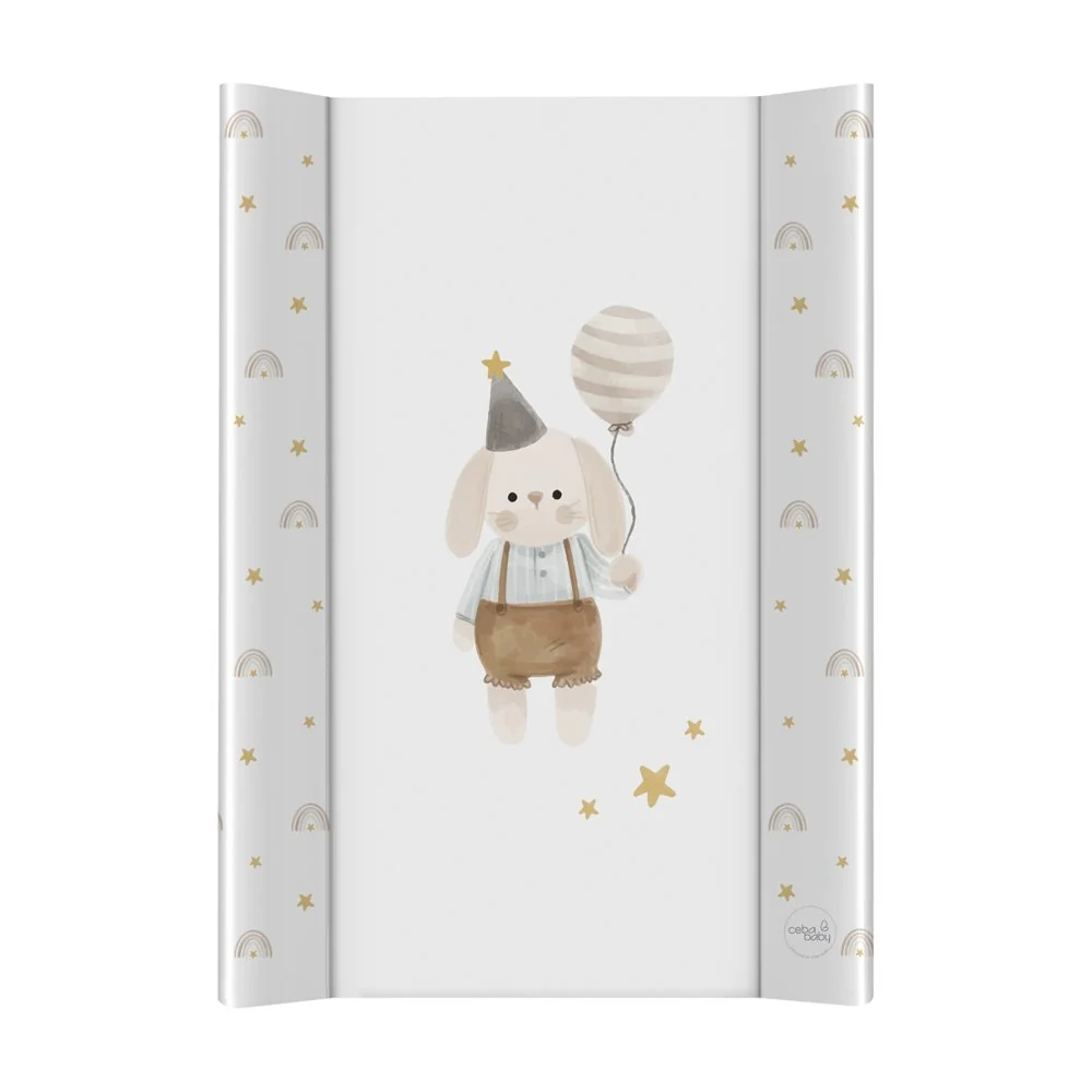 Ceba Podložka přebalovací 2-hranná s pevnou deskou (50x70) Ultra Light Birthday Bunny