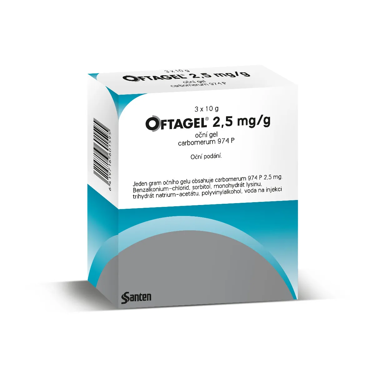 Oftagel oční gel 3x10 g