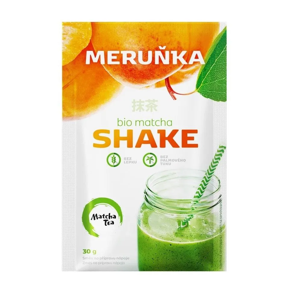 Matcha Tea Bio Shake meruňka
