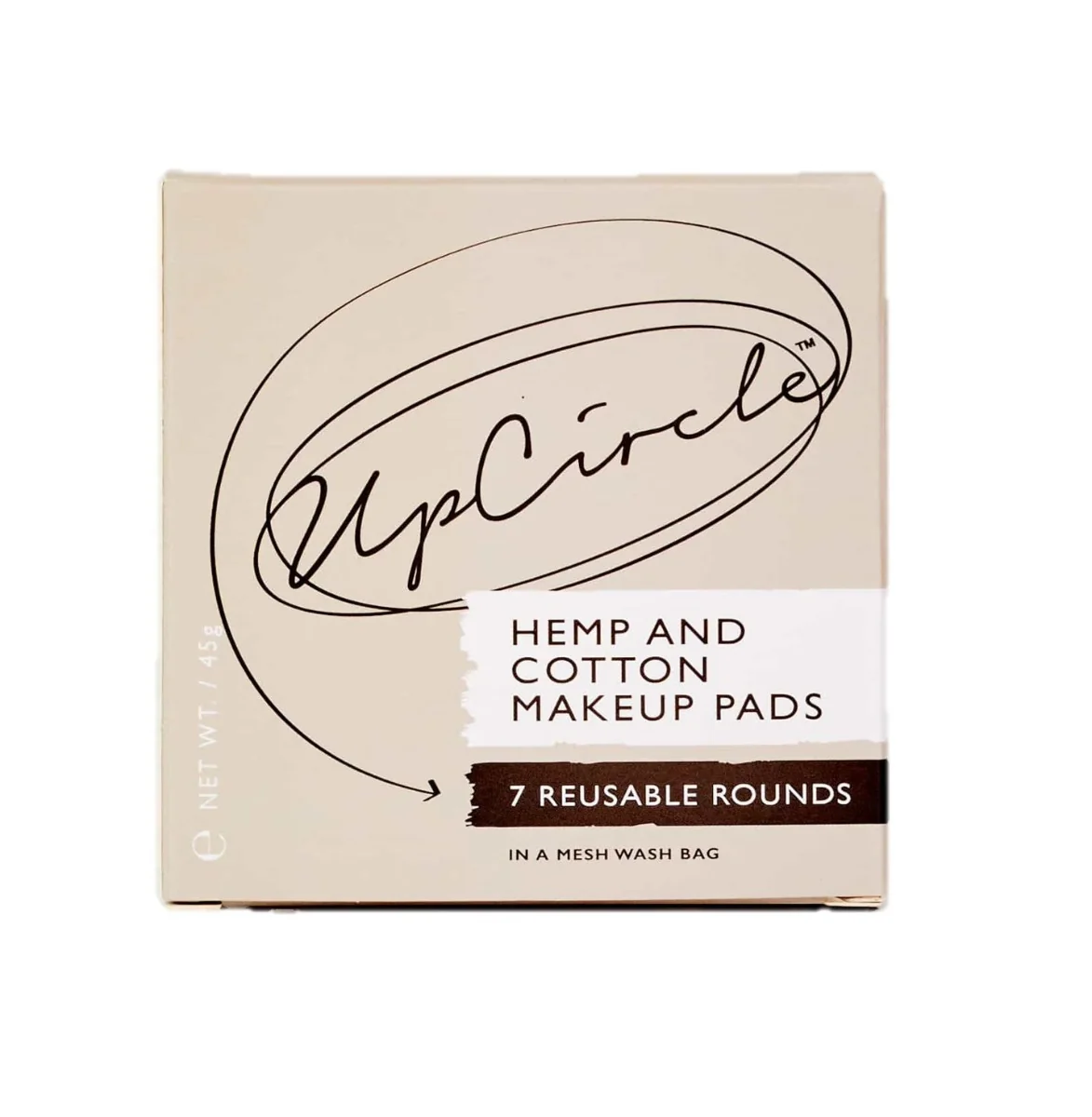 UpCircle Hemp&Cotton Make Up Pads bavlněné tampony 7 ks