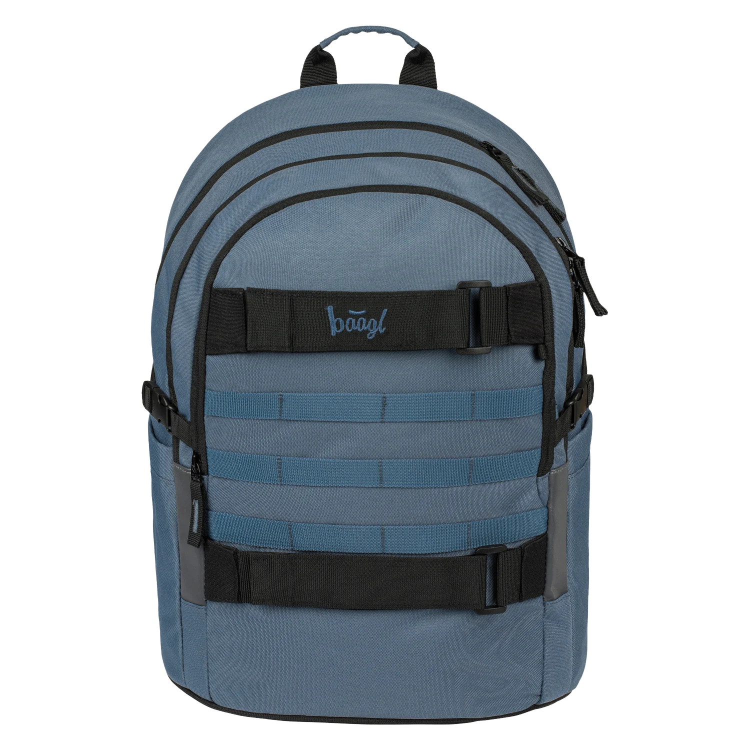 Baagl SET 3 Skate Dust Blue: batoh, penál, sportovní taška