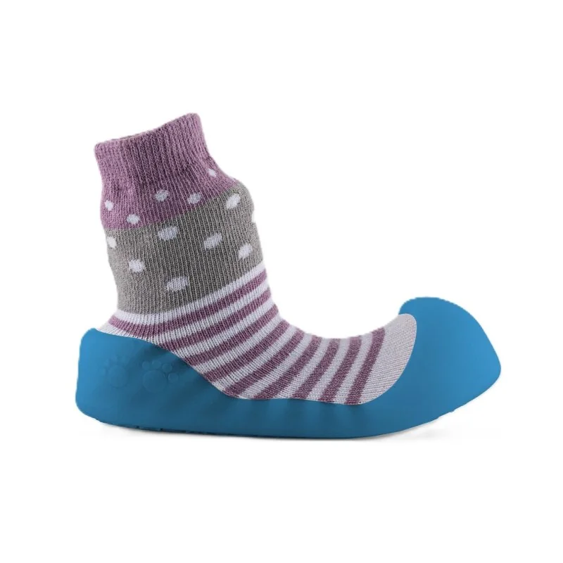 Chameleon ponožkové botičky Lilac Polka vel. 115