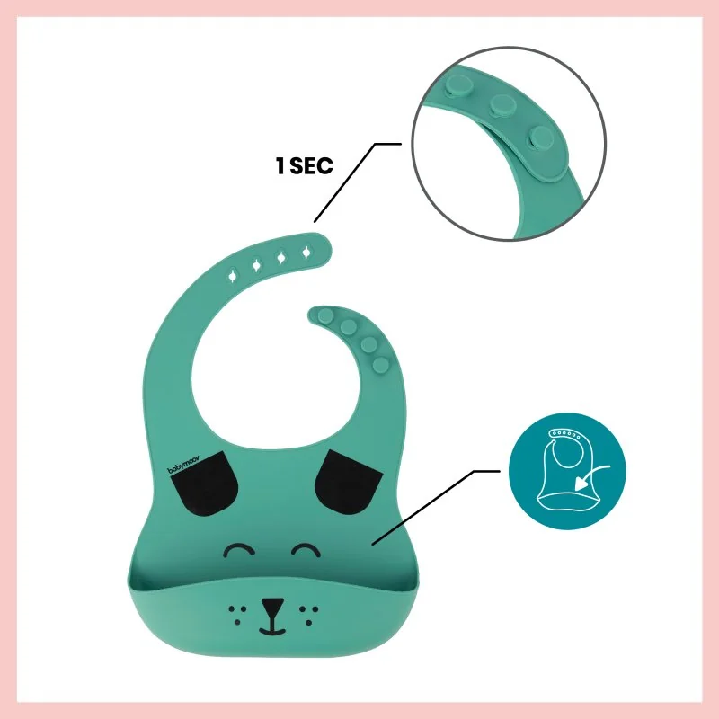 Babymoov silikonová jídelní sada LEARN´ISY KIT Dog