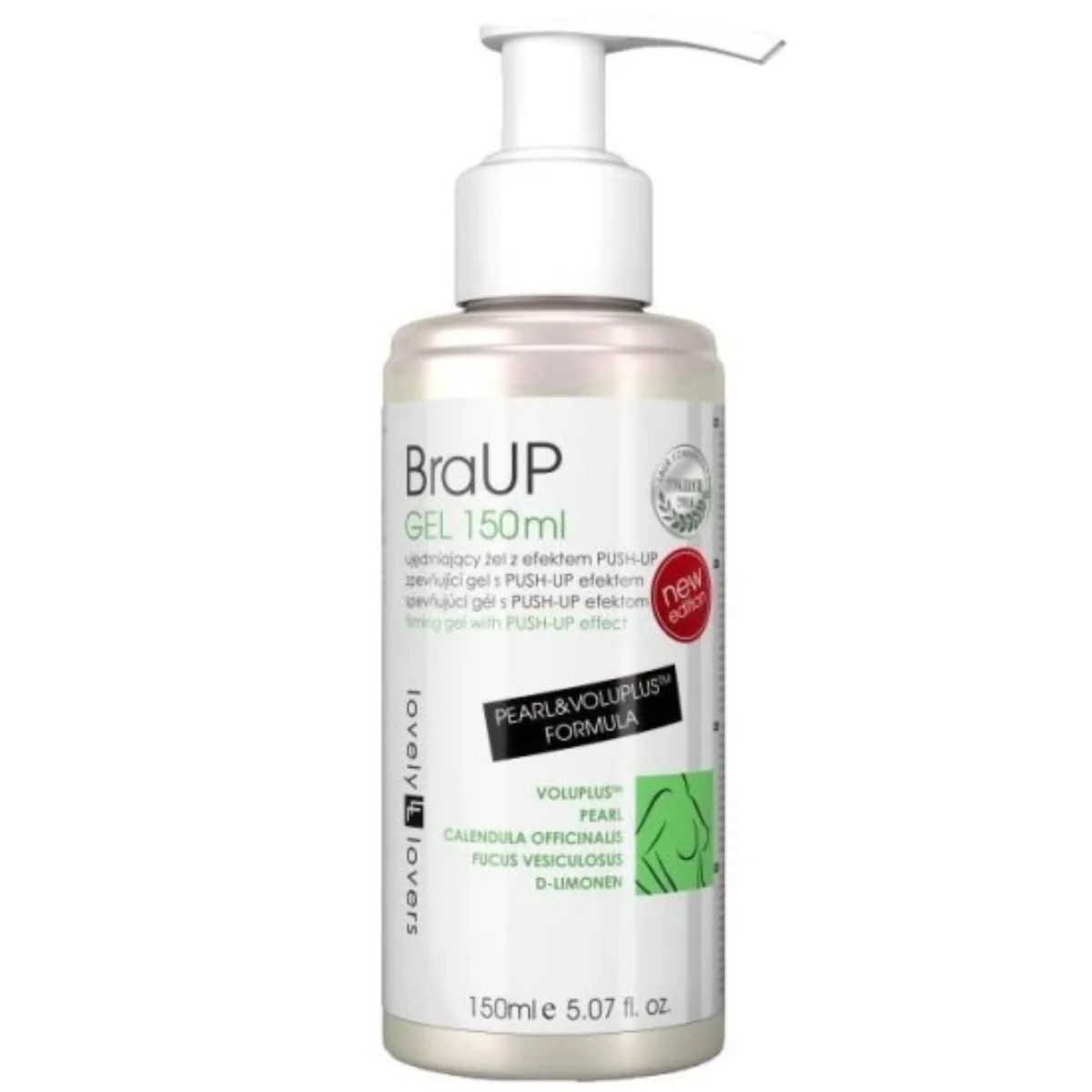 VALAVANI Gel na zpevnění poprsí LovelyLovers BraUP Pearl&Voluplus formula 150ml