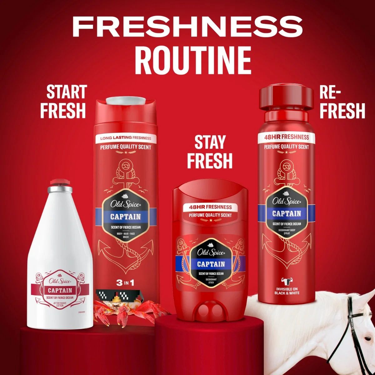Old Spice Captain Voda po holení 100 ml