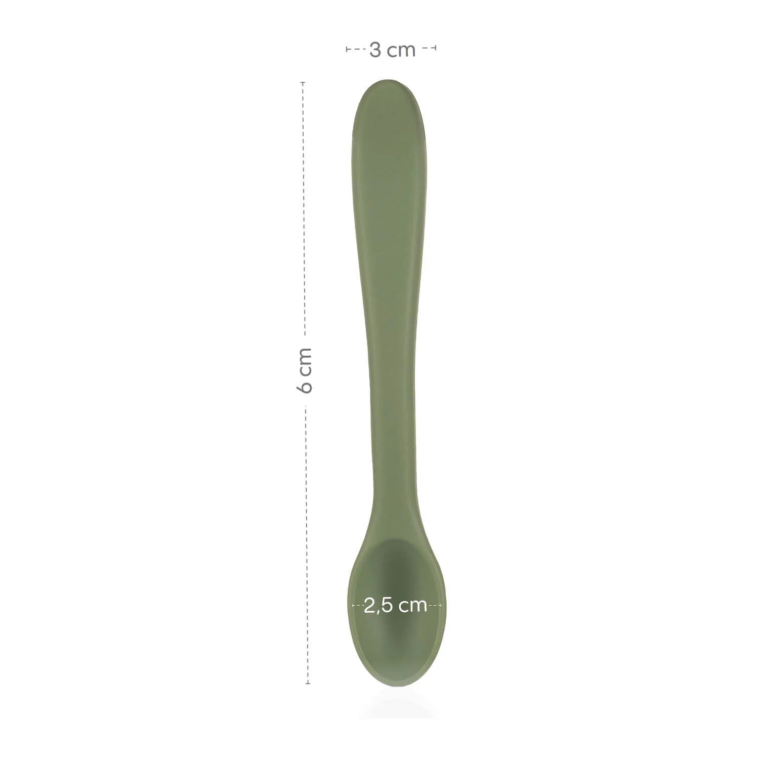 Zopa Silikonová lžička Silikonová lžička, Mustard Yellow 1