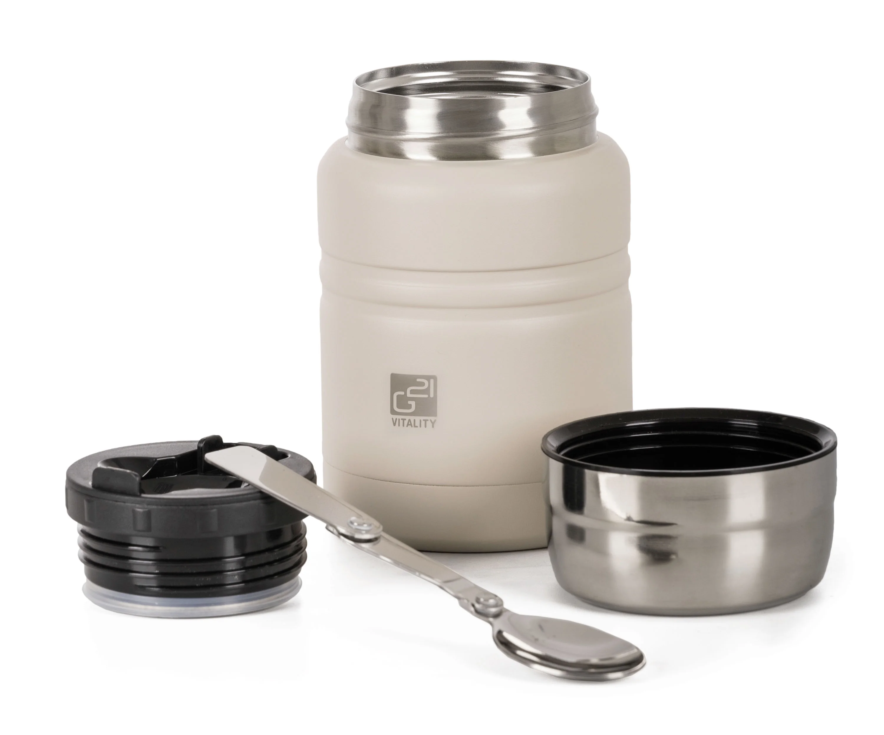 G21 Termoska na jídlo 500 ml pískově béžová