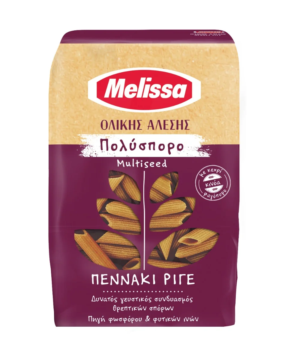 MELISSA Vícezrnné Pennete Rigate 400 g